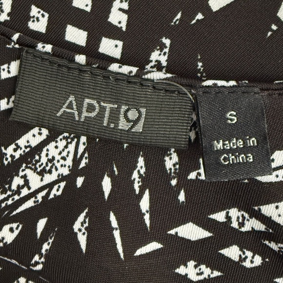 Apt. 9 Black and White Sleeveless Sundress Sz S - Picture 6 of 8